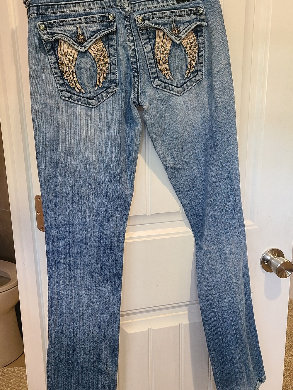 Miss Me Light Blue Denim Jeans - Picture 2 of 6